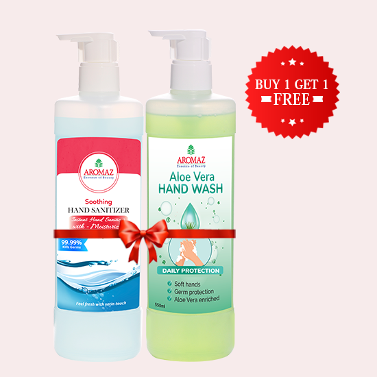 Aromaz Hand Sanitizer & Hand Wash Combo Aromaz Hand Sanitizer & Hand Wash Combo