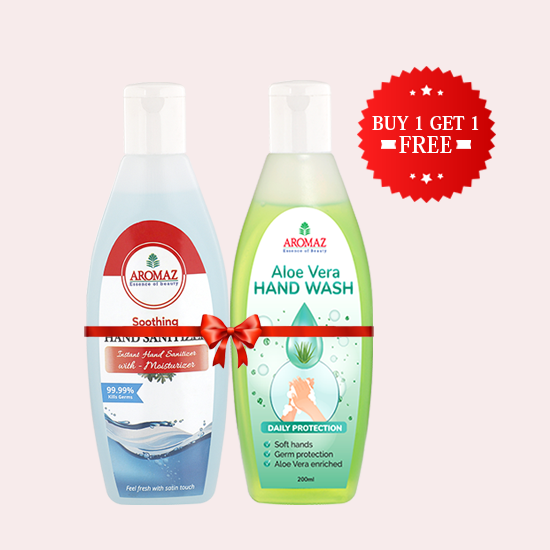 Aromaz Hand Sanitizer & Hand Wash Combo Aromaz Hand Sanitizer & Hand Wash Combo